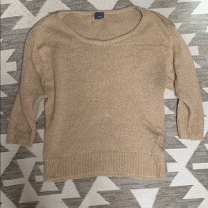 Sparkle & Fade Sweaters - Sparkle and Fade tan sweater S Sparkle & Fade Sweaters - Sparkle and Fade tan sweater S